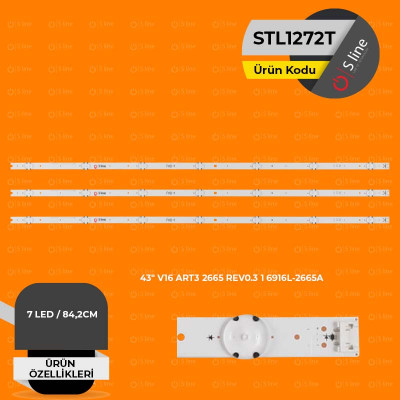 LG 43" V16 ART3 2665 REV0.3 1 - FHD 1, 6916l-2665a Tv Led Bar